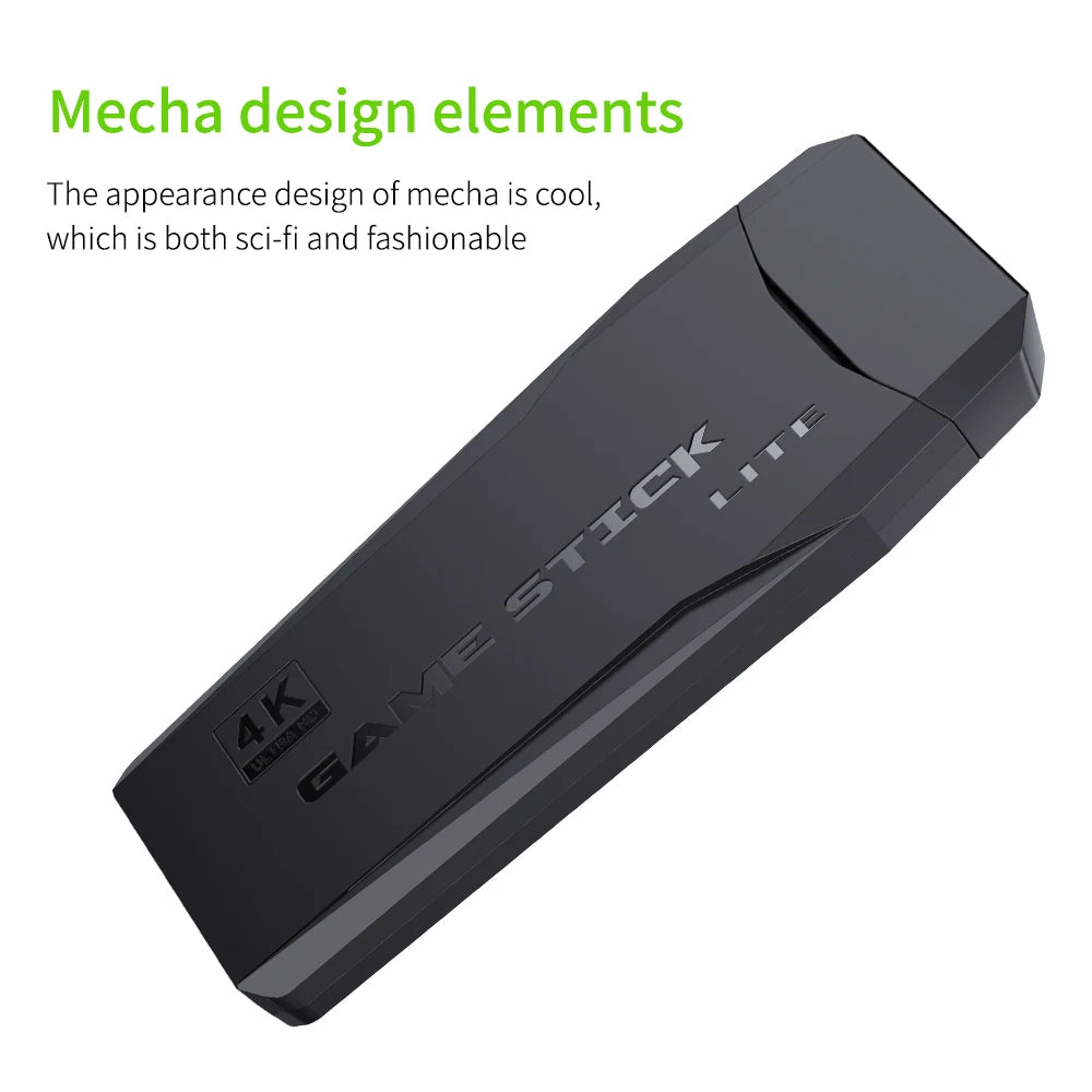 Retro Video Game Console - 2.4G Wireless Game Stick, 4K, 20000 Games, 64GB Portable Dendy Console for GBA/FC/PS1/MD