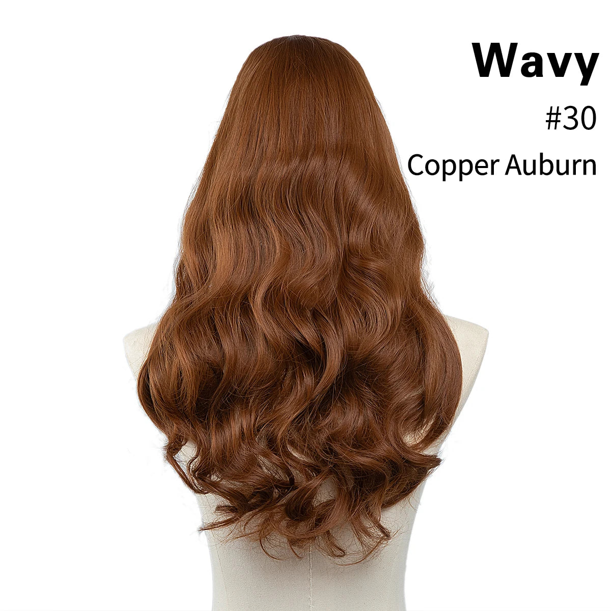 Synthetic U-Part Clip-in Blonde Hair Extensions Long Straight 16"-24"