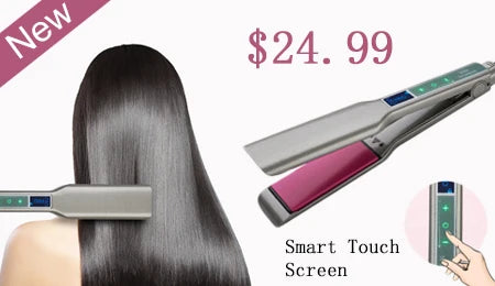 Steam Hair Straightener Professional Ceramic Vapor Flat Iron 450℉ with Argan Oil Treatment Hair Care Tool