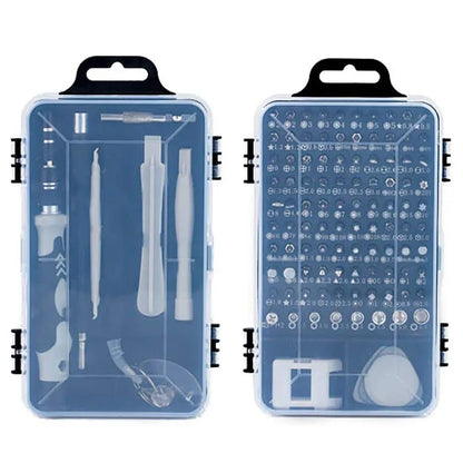 Labor-Saving Ratchet Screwdriver Set, Household Magnetic Toolbox with Torx Bits