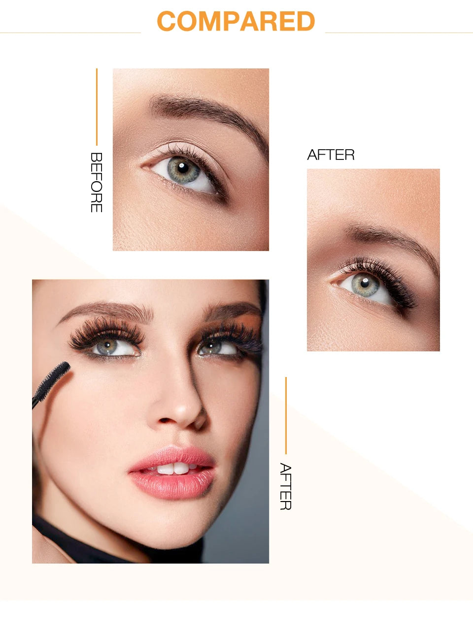 O.TWO.O 3D Lengthening Mascara – Black Lash Extension & Long-Wearing Beauty Makeup