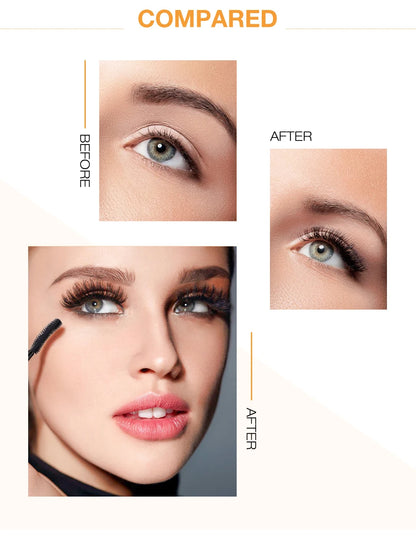O.TWO.O 3D Lengthening Mascara – Black Lash Extension & Long-Wearing Beauty Makeup