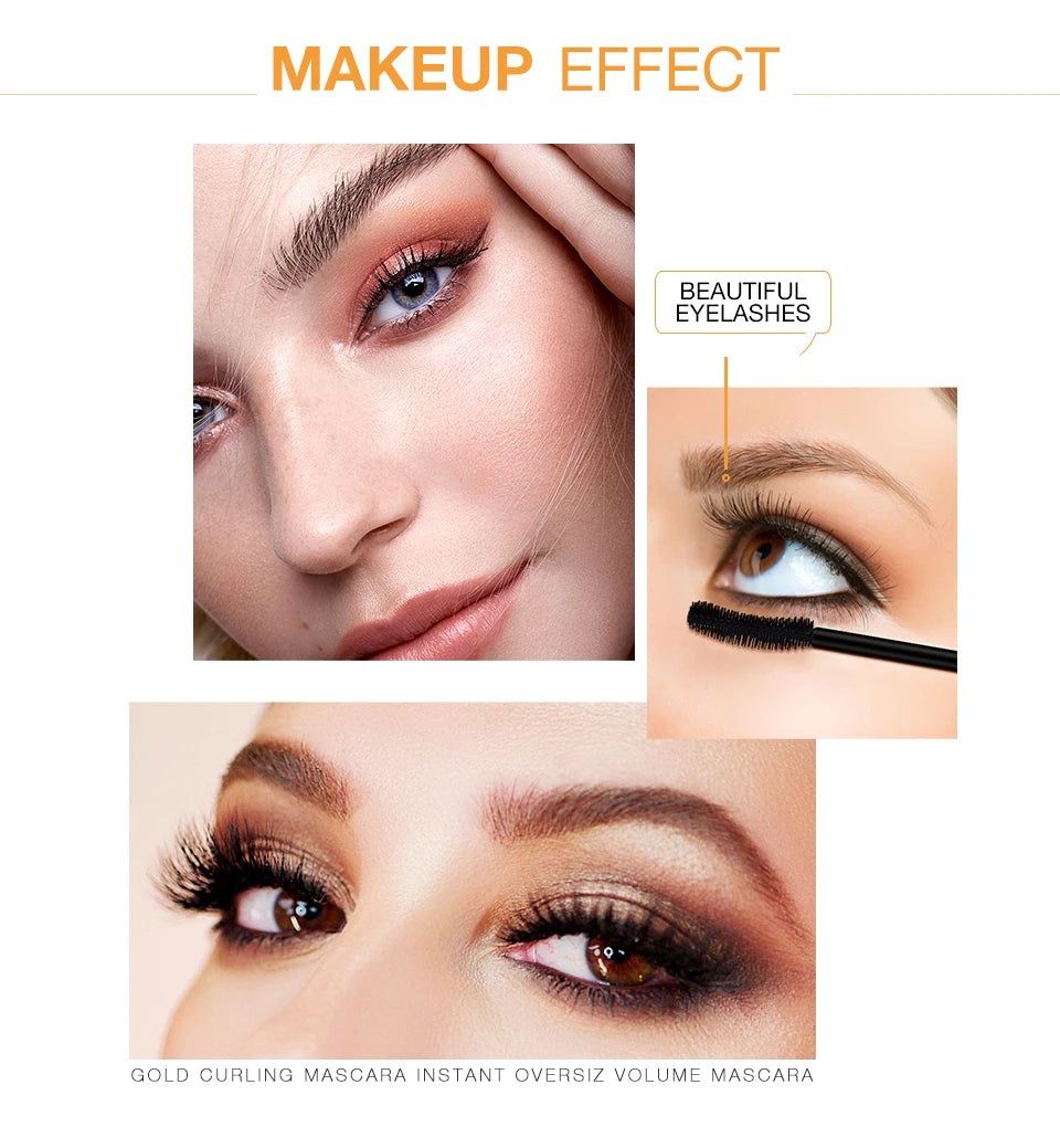 O.TWO.O 3D Lengthening Mascara – Black Lash Extension & Long-Wearing Beauty Makeup