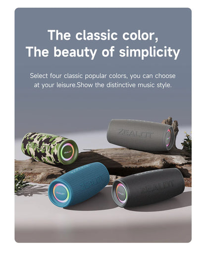 ZEALOT Bluetooth 5.2 Portable Speaker