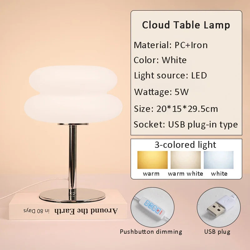 Eye Protection Night Light Macaron LED Table Lamp