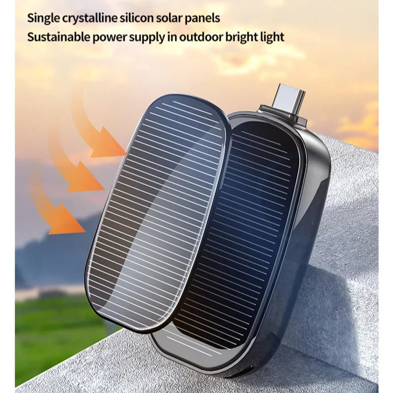 1200mAh Oneplus Solar  Key Ring Mini Power Bank