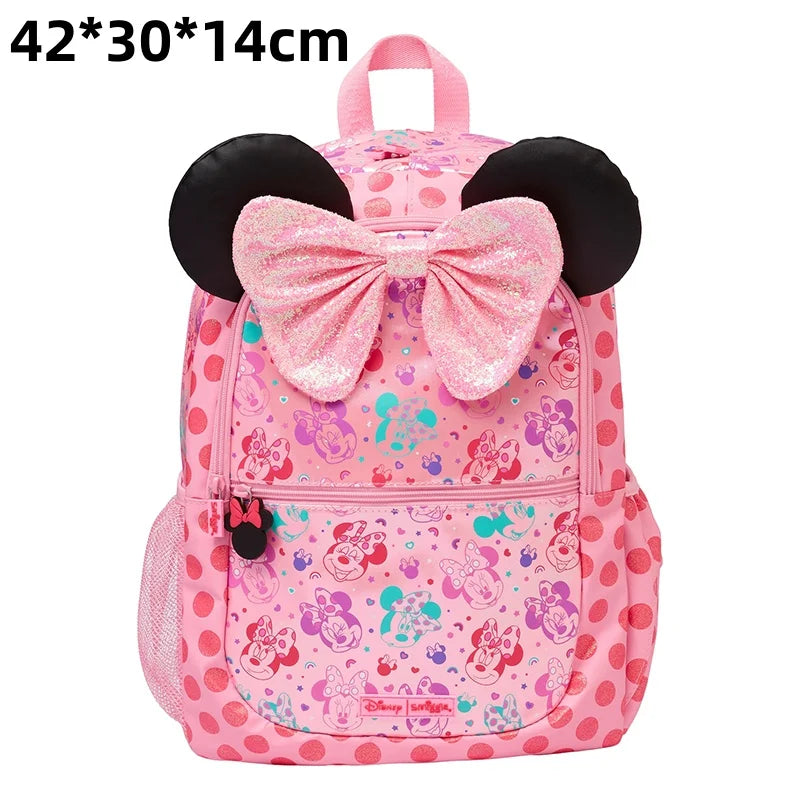 Genuine Australia Smiggle Disney Minnie School Bag Set with Wallet, Lunch Bag & Water Cup for Girls