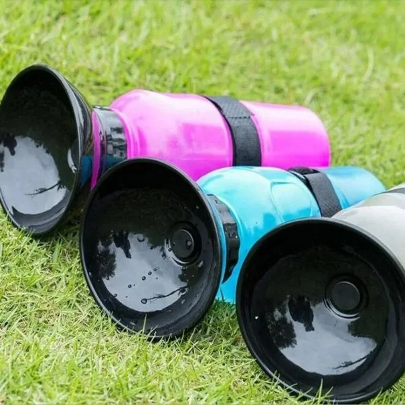 500ml Outdoor Portable Pet Water Bottle – Travel Feeder Cup for Dogs & Cats