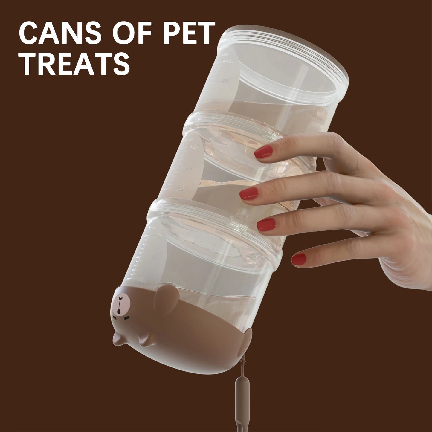 Portable Waterproof Pet Food Container – Travel-Friendly Pet Storage