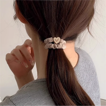 10PCS Leather Headbands - High Elasticity Ponytail Holders, Durable Rubber Bands for Women Hair Accessories