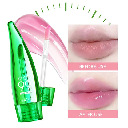99% Aloe Vera Temperature-Changing Lip Balm Long-Lasting Moisturizing Lip Care