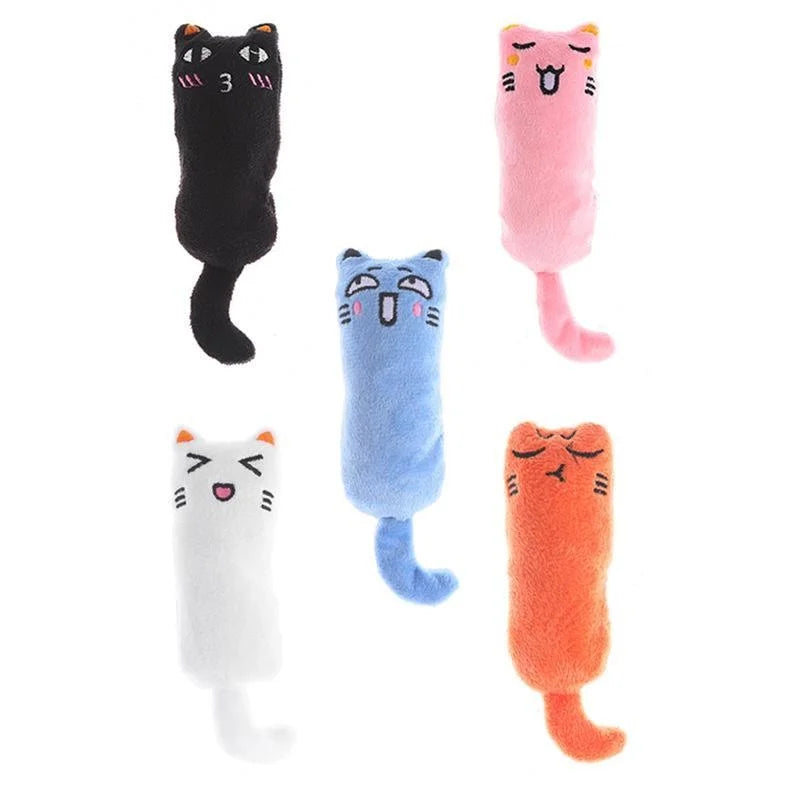 Pet Toy with Rustle Sound & Catnip Plush Catnip Toy for Cats & Kittens Teeth Grinding Pillow
