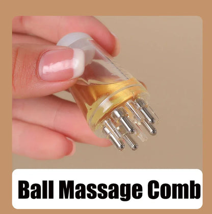 Scalp Applicator Liquid Comb Portable Mini Massage Comb for Essential Oil & Hair Loss Prevention Head Care Tool