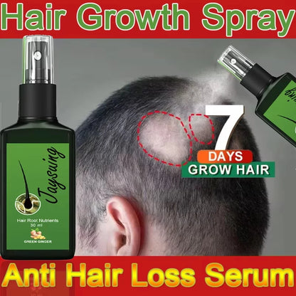 Fast Hair Growth Serum Spray - Anti Hair Loss & Baldness Treatment, Scalp Repair for Men & Women