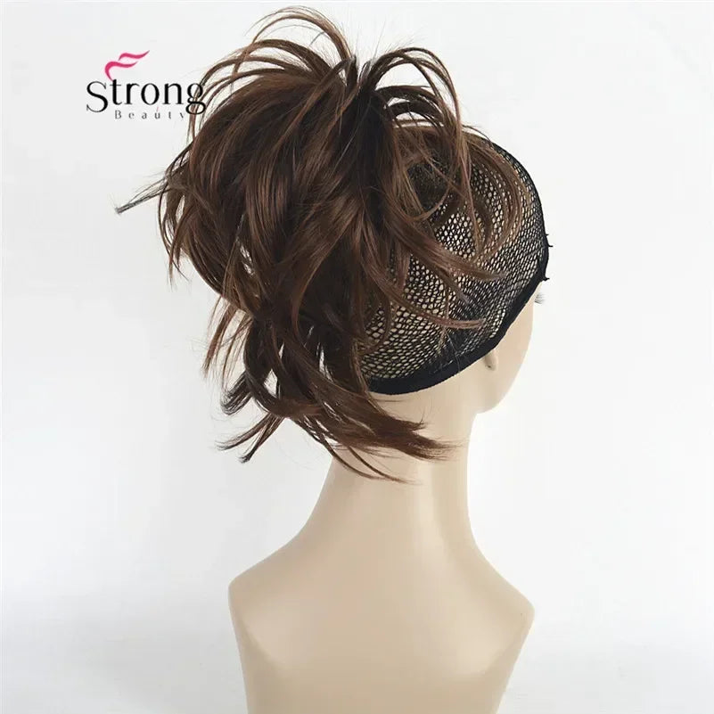 StrongBeauty 12" Clip-on Synthetic Ponytail Hair Extension with Jaw Claw