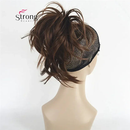 StrongBeauty 12" Clip-on Synthetic Ponytail Hair Extension with Jaw Claw