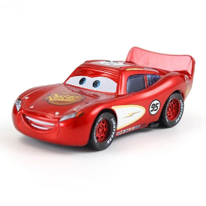 Disney Pixar Cars 2 Lightning McQueen Mini Diecast Racing Car Dinoco Racers Collection for Kids