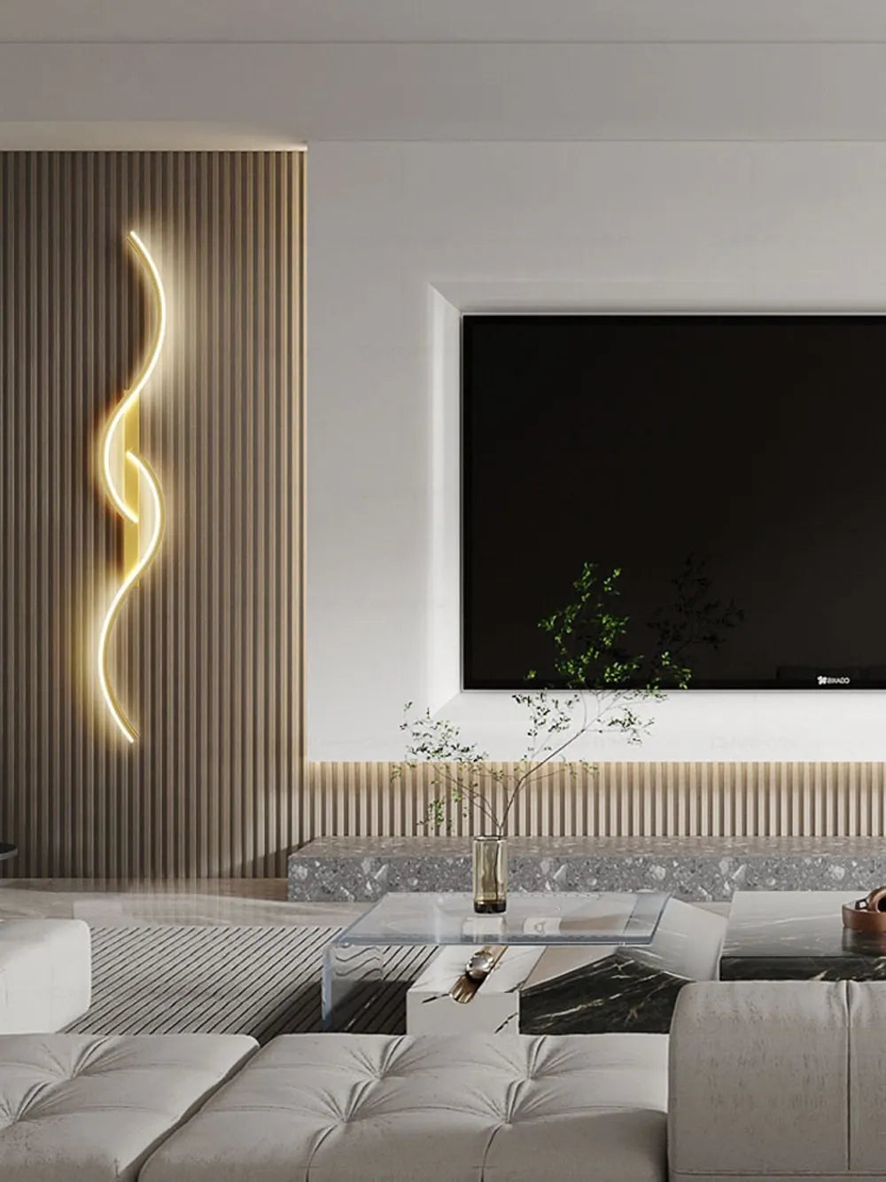 Modern LED Wall Lamp - Minimalist Bedside & Living Room Strip Sconce Indoor Lighting Fixture