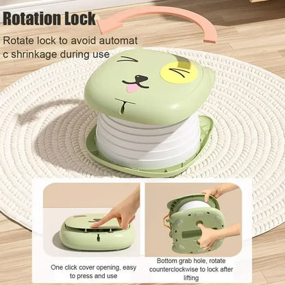 Portable Folding Toilet for Kids, Travel Potty for Car, Camping, Indoor & Outdoor Use