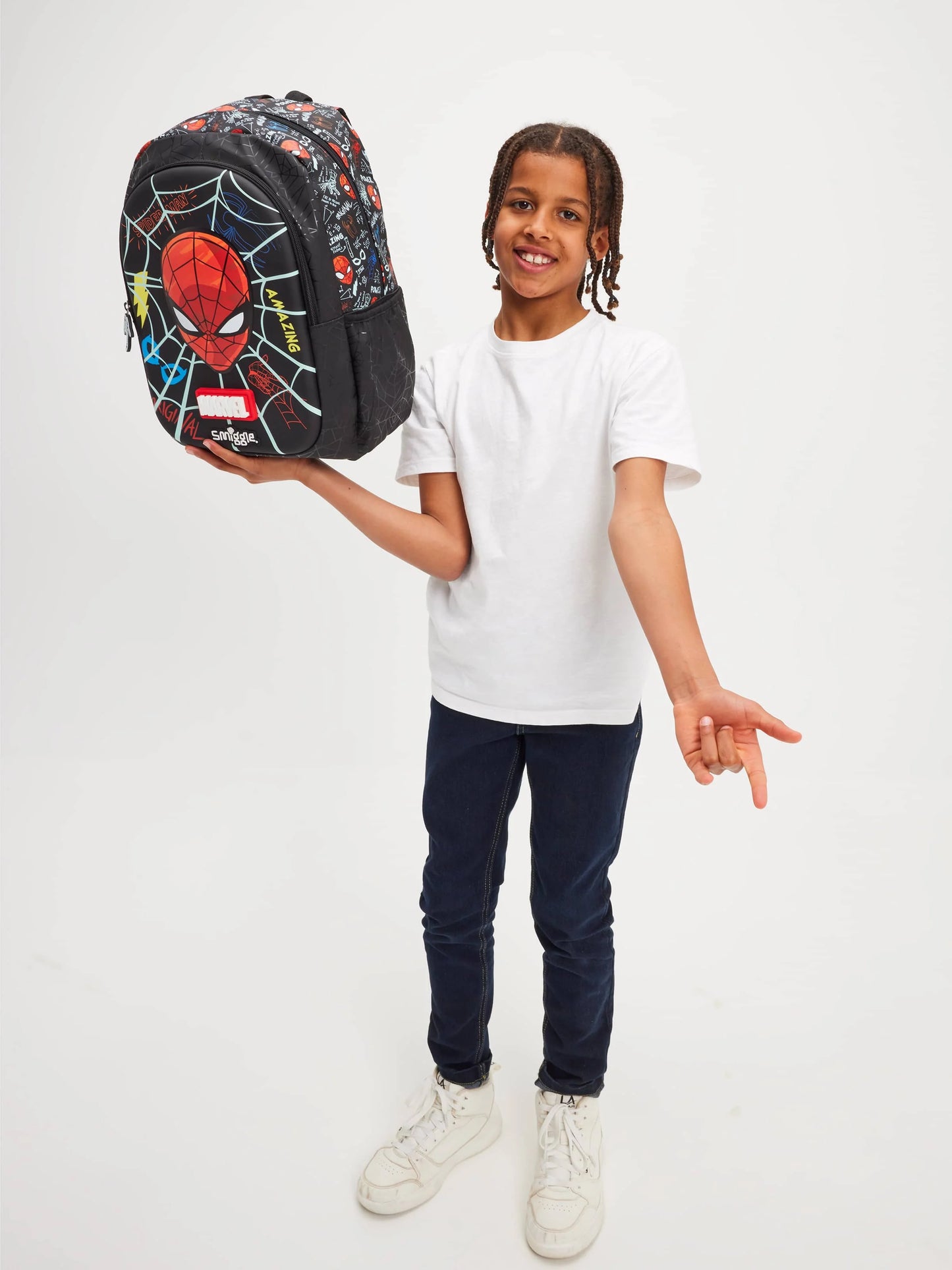 Smiggle Spider-Man School Set – Backpack, Lunch Bag, Wallet, Pencil Box & Water Cup