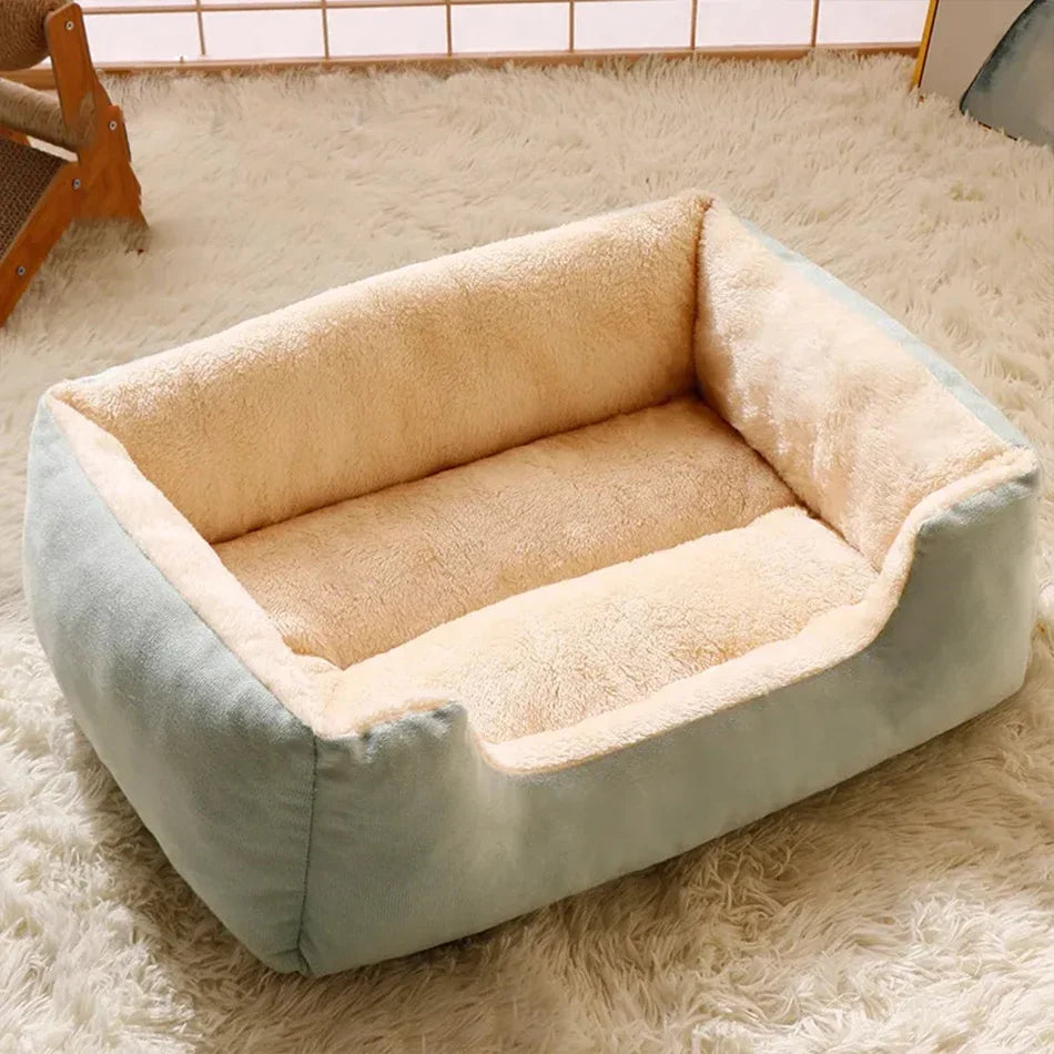 Cat Bed Cushion for Pets Kitten & Dog House Supplies Basket Habitat Accessories