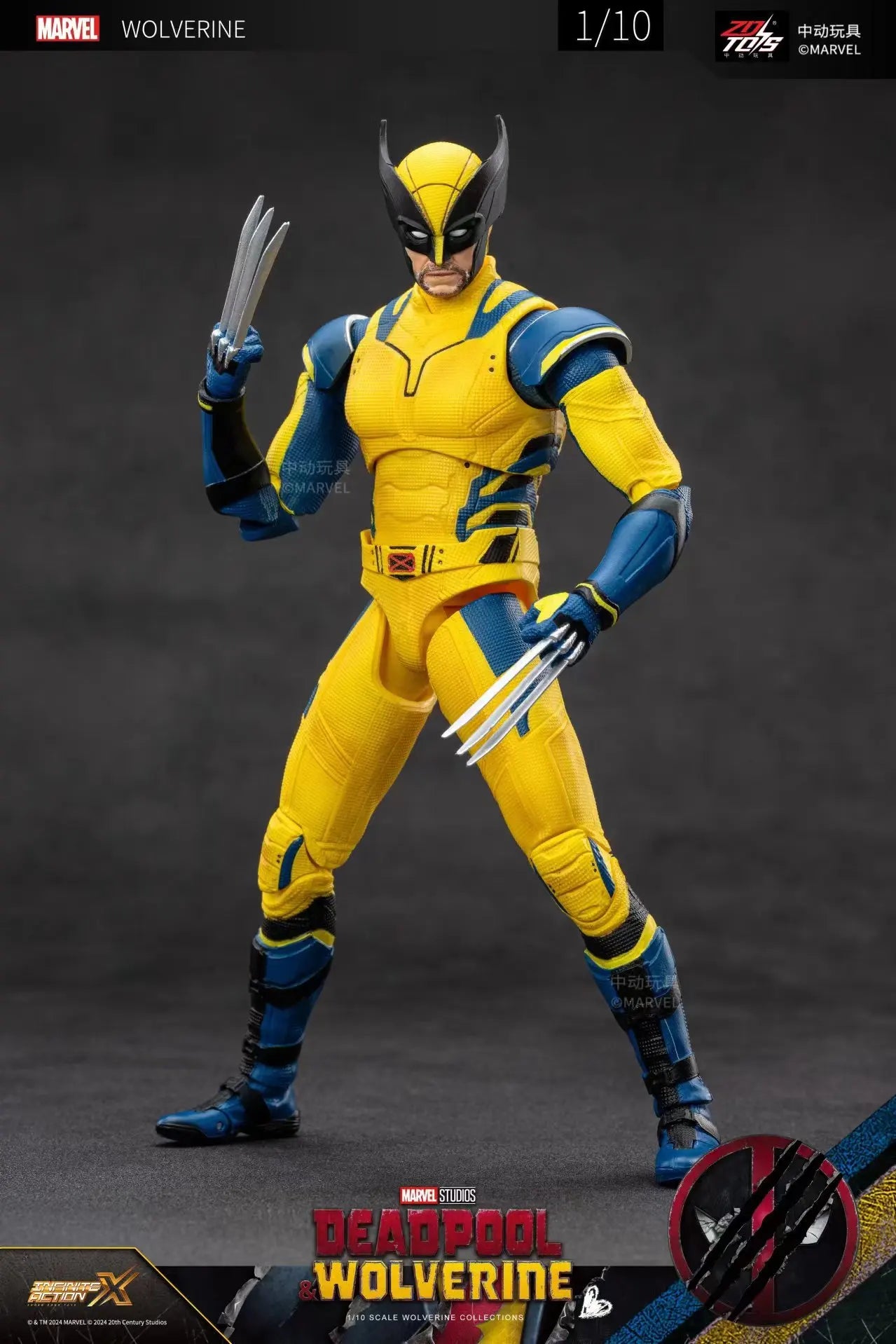 2024 Deadpool & Wolverine Movie Version Action Figures – ZD Toy Series for Collectors & Kids