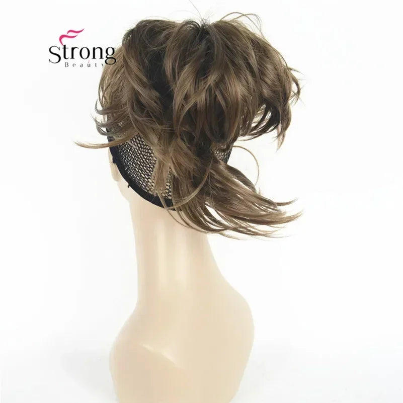 StrongBeauty 12" Clip-on Synthetic Ponytail Hair Extension with Jaw Claw