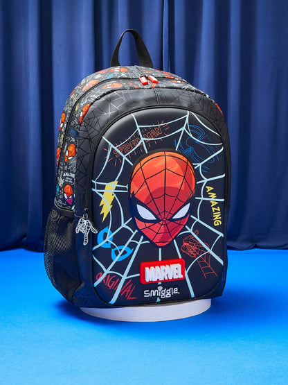 Smiggle Spider-Man School Set – Backpack, Lunch Bag, Wallet, Pencil Box & Water Cup
