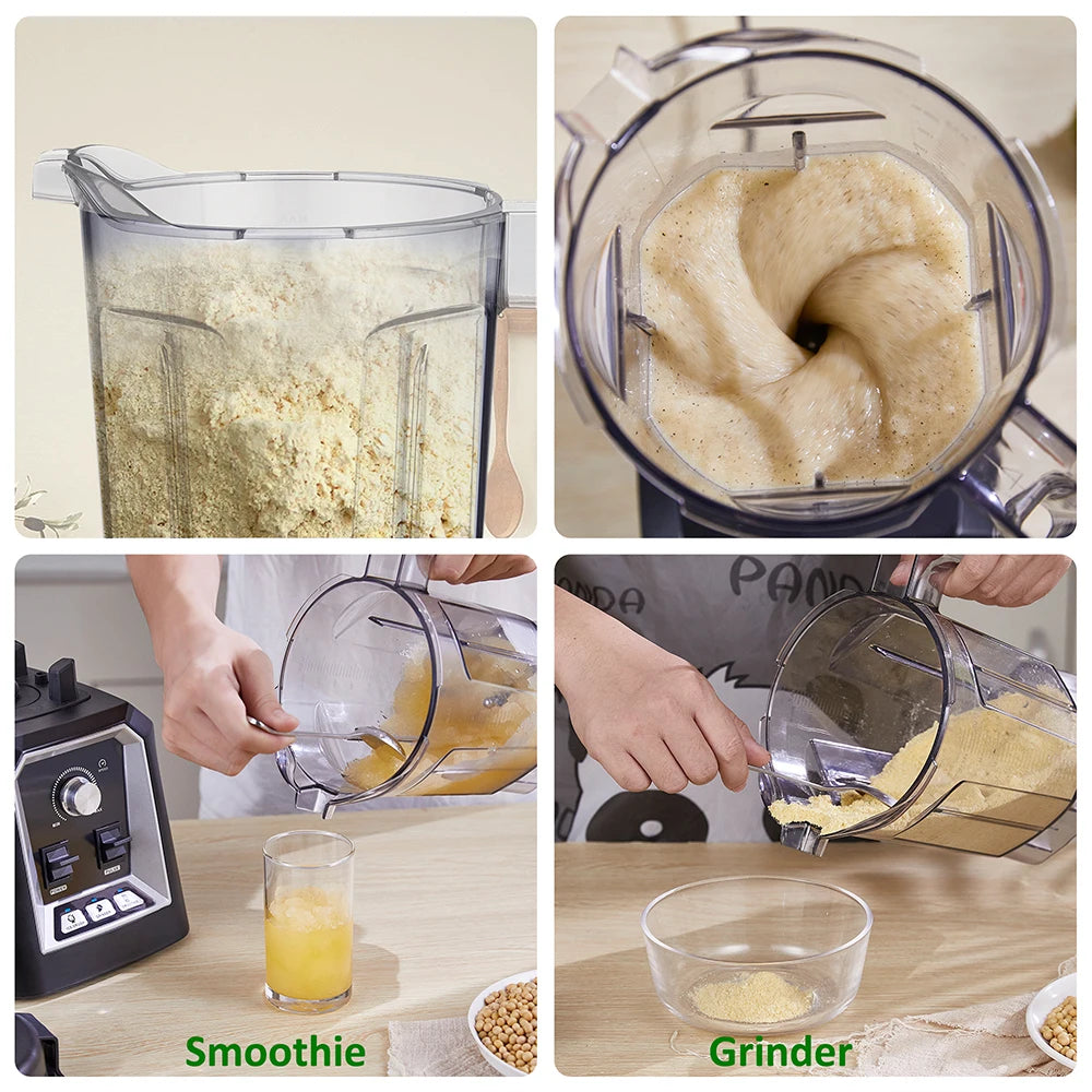 BioloMix Automatic Smoothie Blender 2L, BPA Free, Food Mixer & Ice Crusher