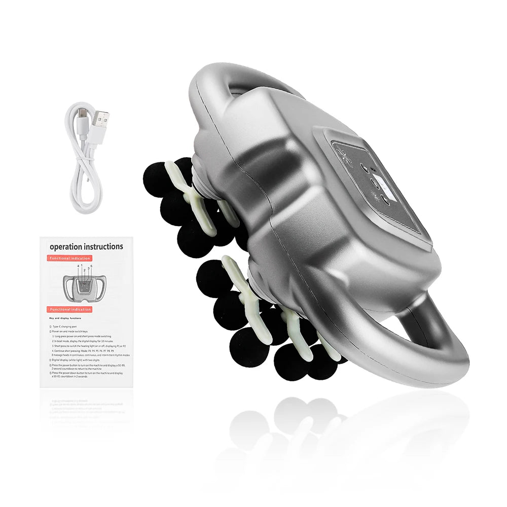 42-Head Fascia Gun High-Frequency Vibration Body Massager for Neck, Back & Waist Relief