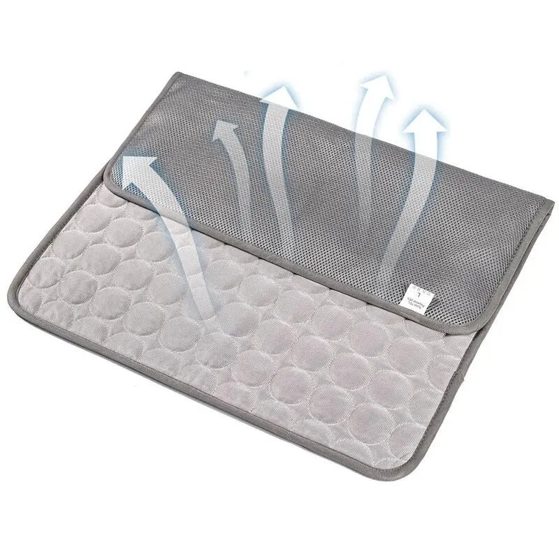 Pet Ice Mat Cooling Pad for Cats & Dogs – Summer Sofa Bed Blanket for Small Pets