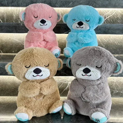 Breathing Otter Sleep and Playmate Otter Musical Stuffed Baby Plush Toy