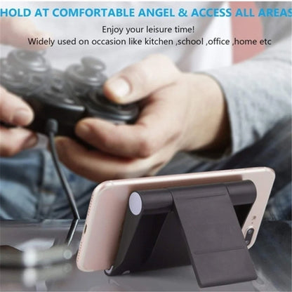 Universal Foldable Desk Phone Holder - Mount Stand for Samsung S20, iPhone 11, Note 10, and Tablets