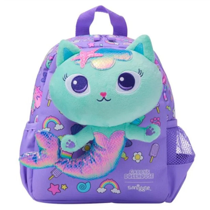 New Australia Genuine Smiggle School Bag Set for Girls with Pencil Box, Water Cup & Meal Bag