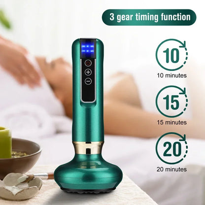 Tricolor Electric GuaSha Massager Anti-Cellulite Vacuum Suction & Slimming Therapy