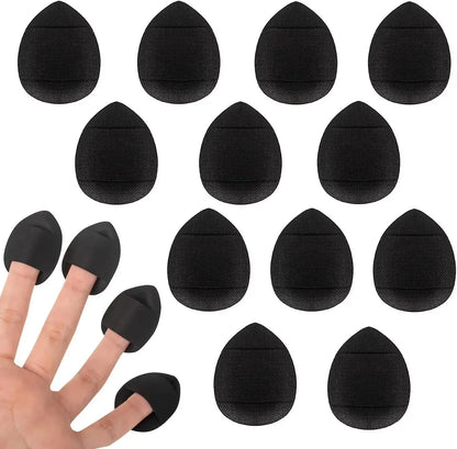 5/10Pcs Mini Finger Puff – Air Cushion Powder Sponge for Foundation & BB Cream Application