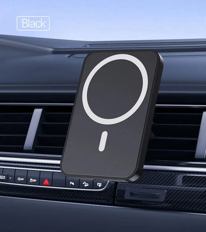 15W Magnetic Car Wireless Charger - Magsafe iPhone 12-16 Pro Max Air Vent Phone Holder Stand, Fast Car Charging