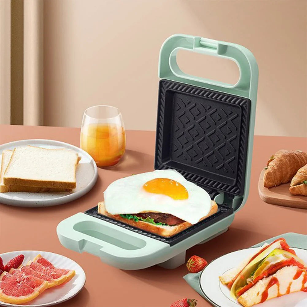 Multifunction Sandwich Maker & Toaster - Fast Heating Electric Baking Pan for Breakfast, Omelette & Roast Meat