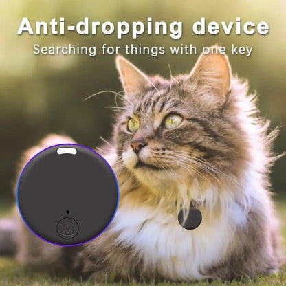 Mini GPS Locator Anti-Lost Smart Tag Bluetooth Keychain Tracker for Dog, Pet, Child, Wallet & Keys