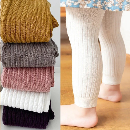 Spring Autumn Baby Pants, Cotton Stretch Leggings for Boys & Girls 0-6 Years