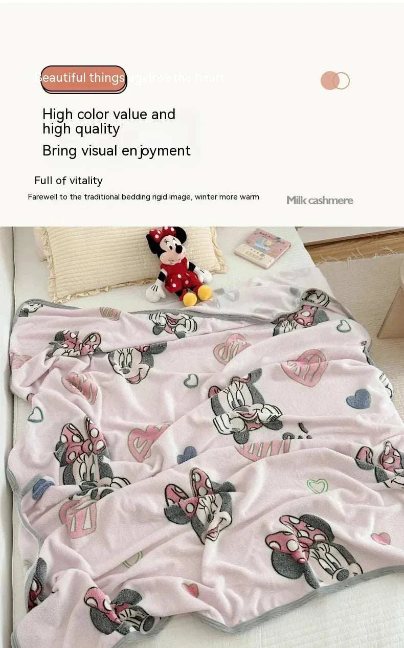 Disney Snowflake Plush Receiving Blanket