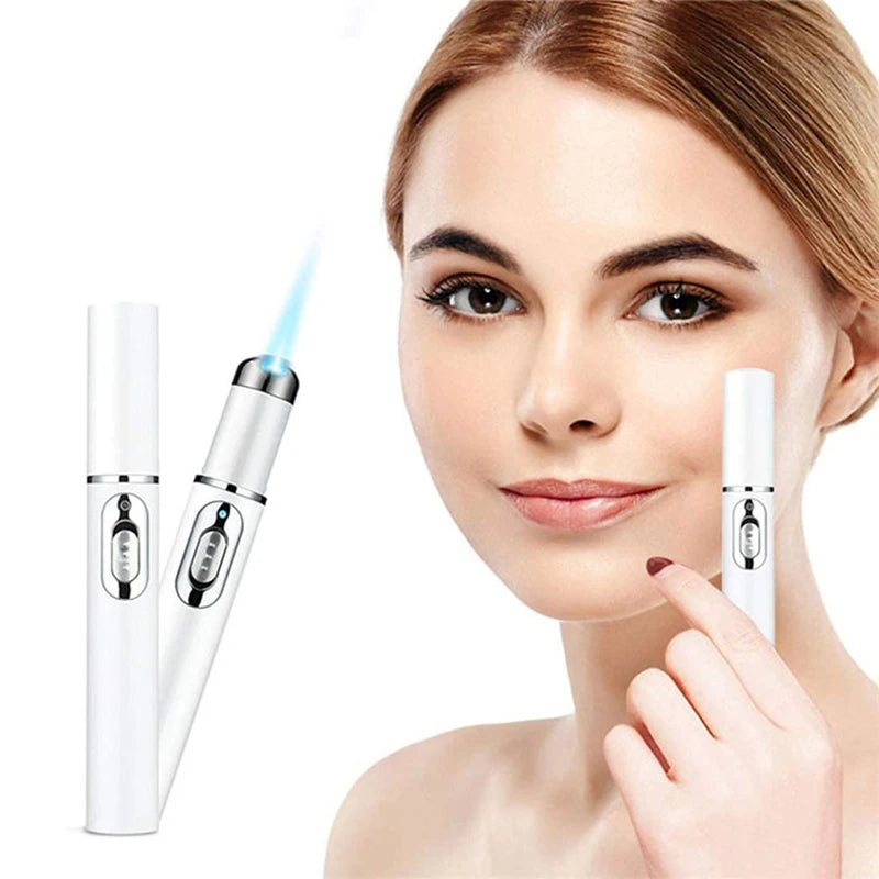 Facial Beauty Device & Eye Massager - Blue Light Treatment for Dark Circles, Eye Bags & Skin Texture