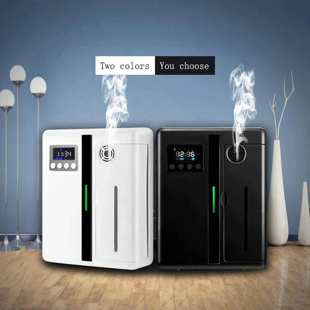 Scent Machine Aroma Diffuser, Wall-Mounted 160ML Fragrance Diffuser with Fan for Hotel & Home