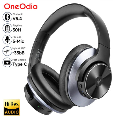 Active Noise-Cancelling Wireless Headphones