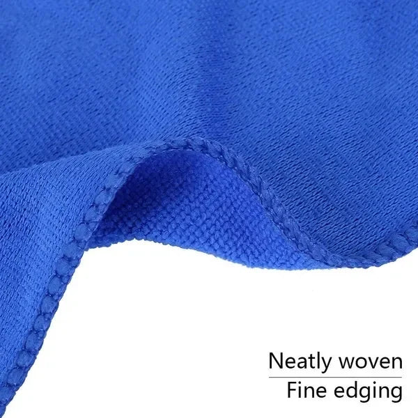 1-20Pcs Microfiber Towels for Car Wash, Drying, and Household Cleaning Cloths
