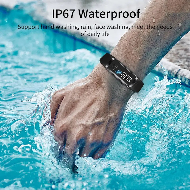 LIGE AMOLED Smart Watch 2023, Men & Women Fitness Tracker, Heart Rate, Blood Oxygen Monitor, Waterproof Smart Bracelet
