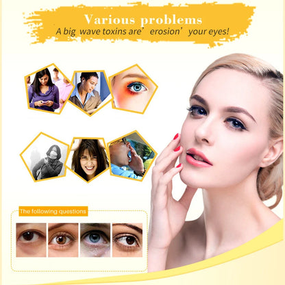 Gold Collagen Crystal Eye Mask - Firming & Moisturizing Eye Patches (5/10/20/30 Pairs)