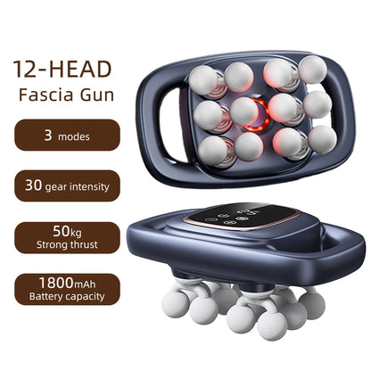 42-Head Fascia Gun High-Frequency Vibration Body Massager for Neck, Back & Waist Relief