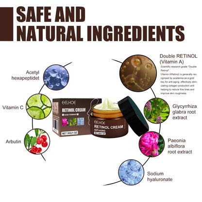 Retinol Wrinkle Remover Face Cream - Firming, Anti-Aging & Moisturizing Skin Care
