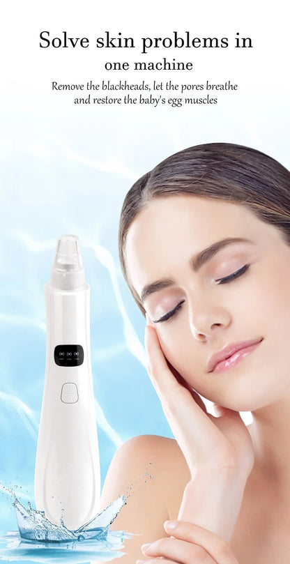 3-Suction Mode Face Cleansing Beauty Machine - Blackhead Removal & Dead Skin Remover Vacuum